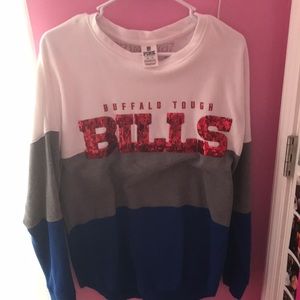victoria secret buffalo bills long sleeve!!
